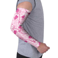 Anthurium Pikake Ti Leaf Palaka Arm Sleeves Pink Version LT01 - Polynesian Pride