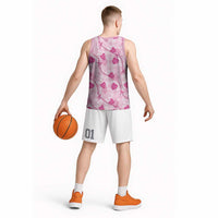 Anthurium Pikake Ti Leaf Palaka Basketball Jersey Pink Version LT01 - Polynesian Pride