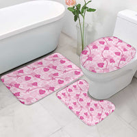 Anthurium Pikake Ti Leaf Palaka Bathroom Set Pink Version LT01 - Polynesian Pride