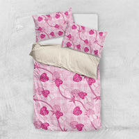 Anthurium Pikake Ti Leaf Palaka Bedding Set Pink Version LT01 US Twin 172cm x 218cm Pink - Polynesian Pride