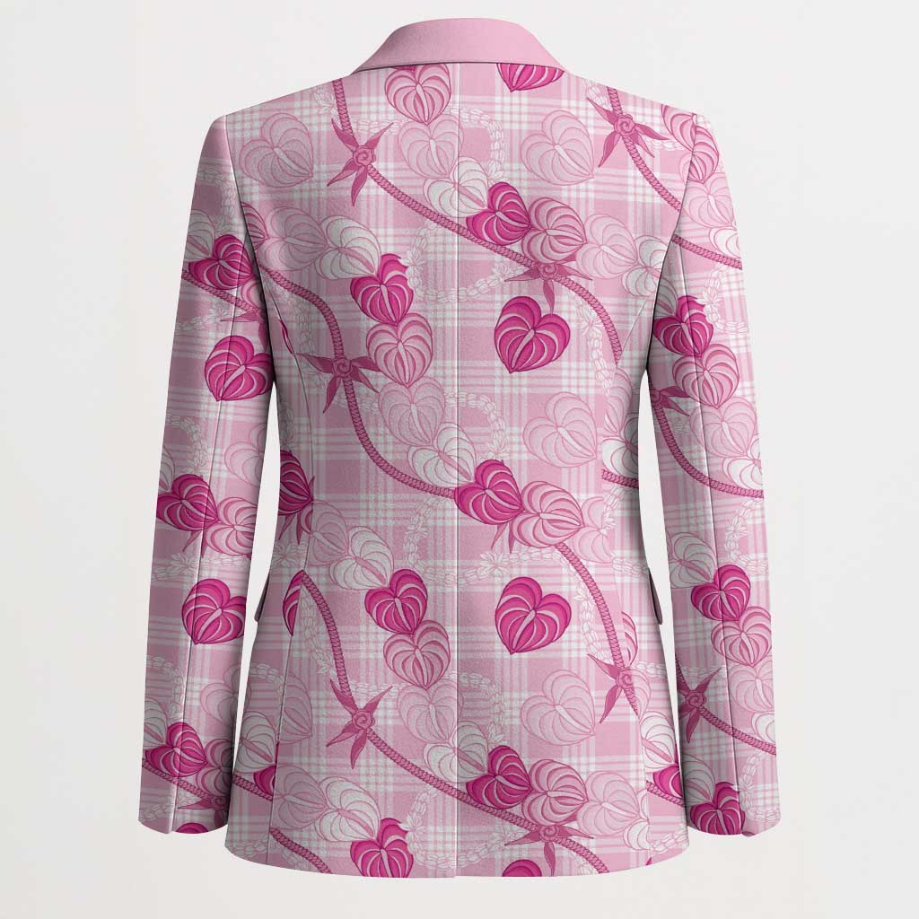 Anthurium Pikake Ti Leaf Palaka Blazer Pink Version LT01 - Polynesian Pride