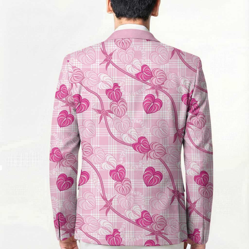 Anthurium Pikake Ti Leaf Palaka Blazer Pink Version LT01 - Polynesian Pride