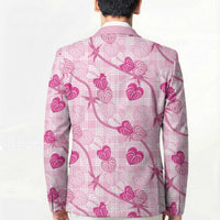 Anthurium Pikake Ti Leaf Palaka Blazer Pink Version LT01 - Polynesian Pride