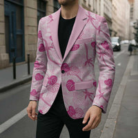 Anthurium Pikake Ti Leaf Palaka Blazer Pink Version LT01 - Polynesian Pride
