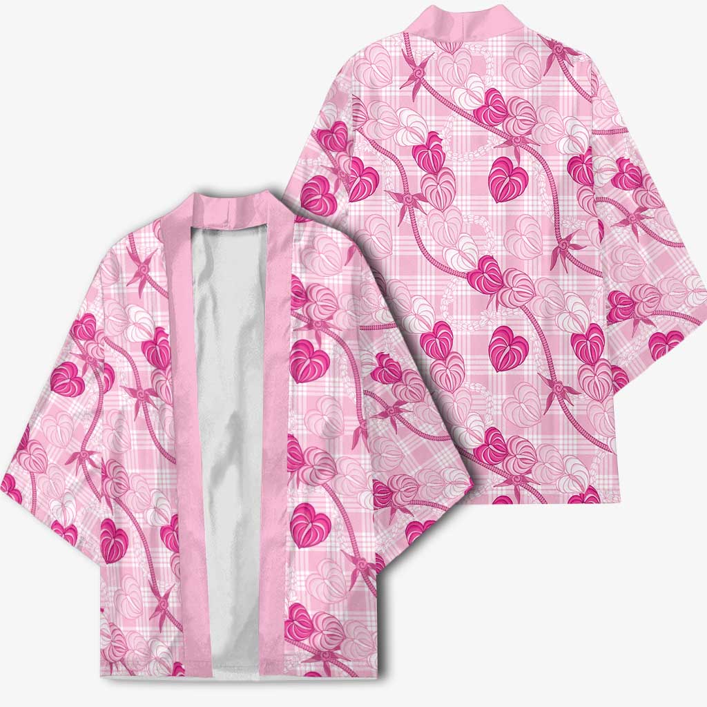 Anthurium Pikake Ti Leaf Palaka Kimono Pink Version LT01 - Polynesian Pride