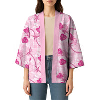 Anthurium Pikake Ti Leaf Palaka Kimono Pink Version LT01 - Polynesian Pride