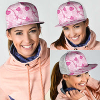Anthurium Pikake Ti Leaf Palaka Mesh Trucker Cap Pink Version LT01 - Polynesian Pride
