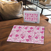 Anthurium Pikake Ti Leaf Palaka Puzzle Pink Version LT01 - Polynesian Pride