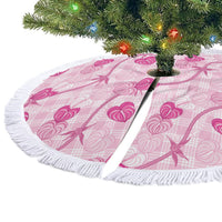 Anthurium Pikake Ti Leaf Palaka Tree Skirt Pink Version LT01 - Polynesian Pride