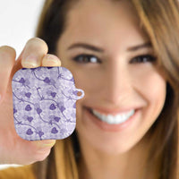 Anthurium Pikake Ti Leaf Palaka AirPods Case Purple Version LT01 - Polynesian Pride