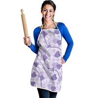 Anthurium Pikake Ti Leaf Palaka Apron Purple Version LT01 - Polynesian Pride