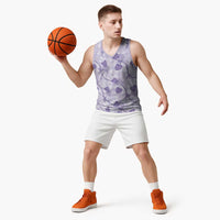 Anthurium Pikake Ti Leaf Palaka Basketball Jersey Purple Version LT01 - Polynesian Pride