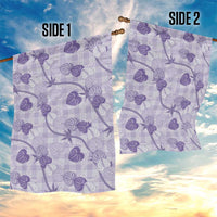 Anthurium Pikake Ti Leaf Palaka Garden Flag Purple Version LT01 - Polynesian Pride