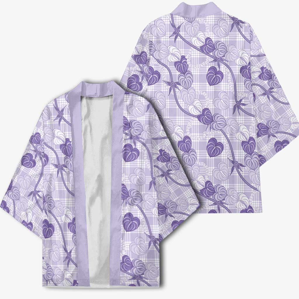 Anthurium Pikake Ti Leaf Palaka Kimono Purple Version LT01 - Polynesian Pride