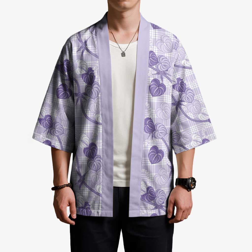 Anthurium Pikake Ti Leaf Palaka Kimono Purple Version LT01 - Polynesian Pride