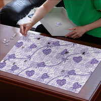 Anthurium Pikake Ti Leaf Palaka Puzzle Purple Version LT01 - Polynesian Pride