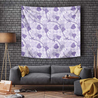 Anthurium Pikake Ti Leaf Palaka Tapestry Purple Version LT01 Purple - Polynesian Pride
