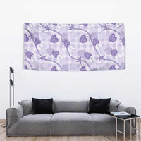 Anthurium Pikake Ti Leaf Palaka Tapestry Purple Version LT01 - Polynesian Pride