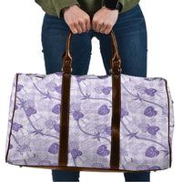 Anthurium Pikake Ti Leaf Palaka Travel Bag Purple Version LT01 Purple - Polynesian Pride