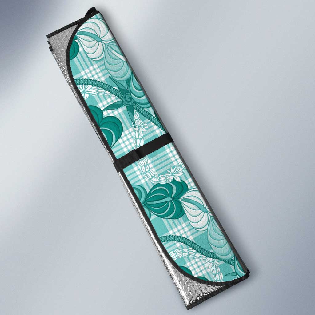 Anthurium Pikake Ti Leaf Palaka Auto Sun Shade Turquoise Version LT01 - Polynesian Pride
