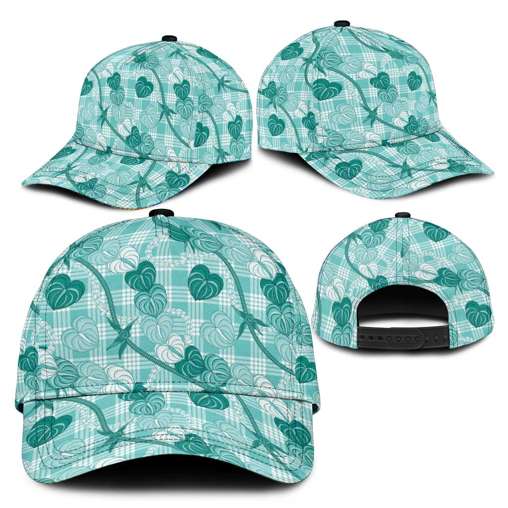 Anthurium Pikake Ti Leaf Palaka Classic Cap Turquoise Version LT01 - Polynesian Pride