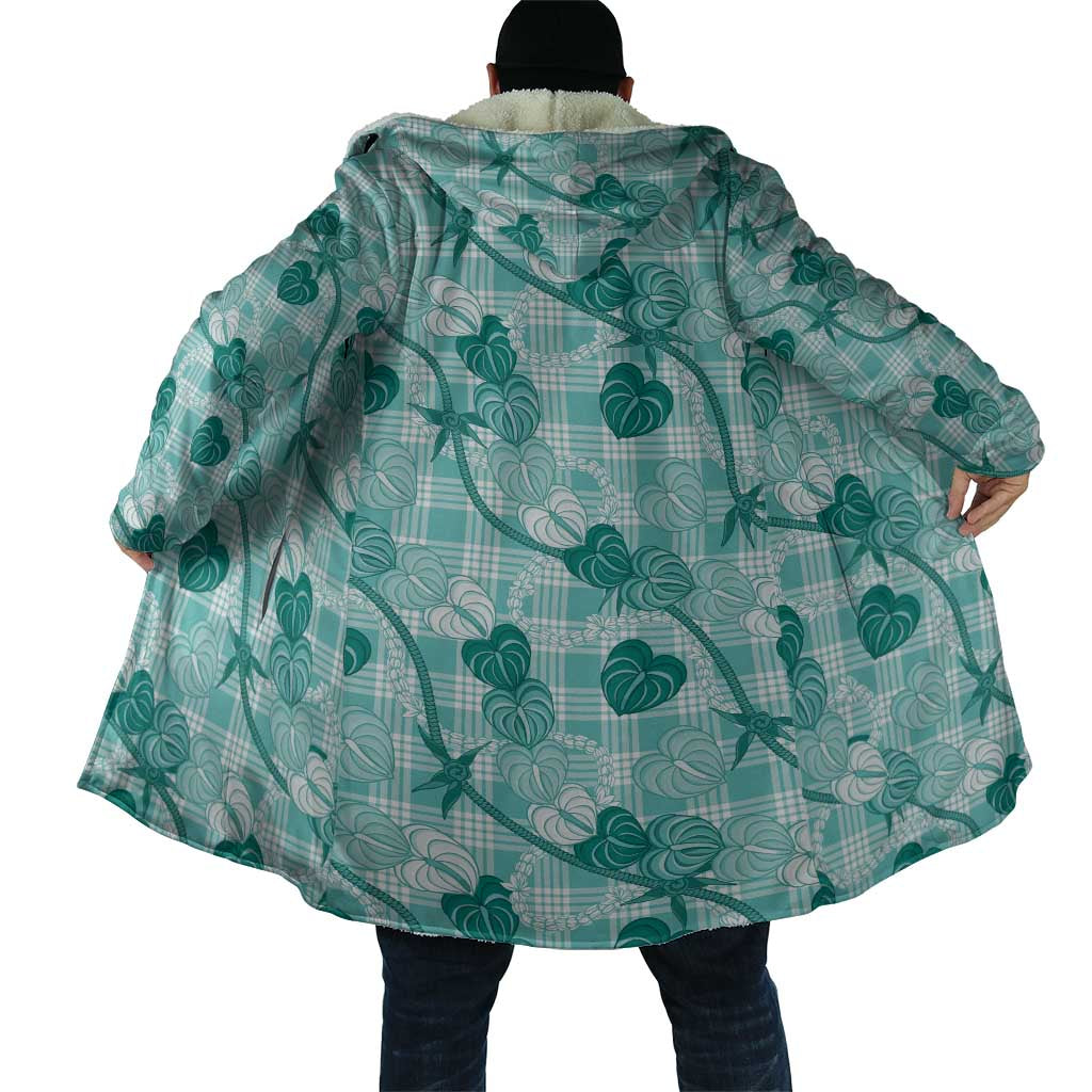 Anthurium Pikake Ti Leaf Palaka Cloak Turquoise Version LT01 - Polynesian Pride