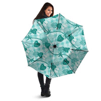 Anthurium Pikake Ti Leaf Palaka Umbrella Turquoise Version LT01 - Polynesian Pride