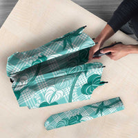 Anthurium Pikake Ti Leaf Palaka Umbrella Turquoise Version LT01 - Polynesian Pride