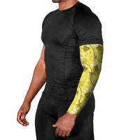 Anthurium Pikake Ti Leaf Palaka Arm Sleeves Yellow Version LT01 - Polynesian Pride