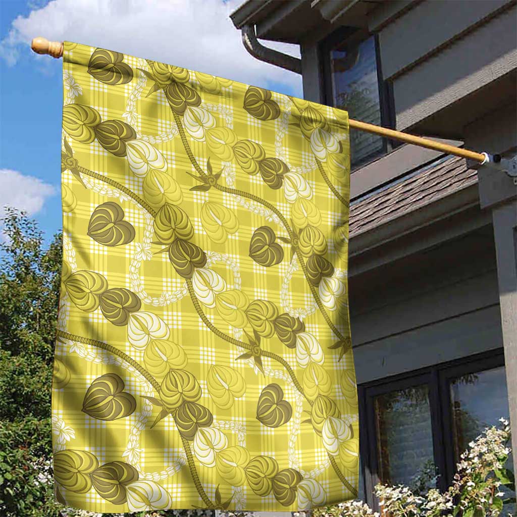 Anthurium Pikake Ti Leaf Palaka Garden Flag Yellow Version LT01 - Polynesian Pride