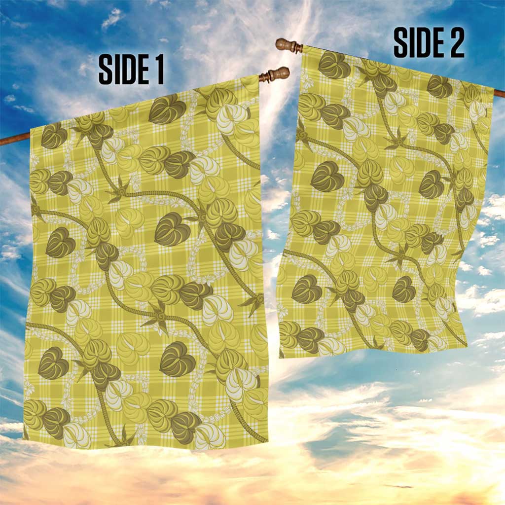 Anthurium Pikake Ti Leaf Palaka Garden Flag Yellow Version LT01 - Polynesian Pride