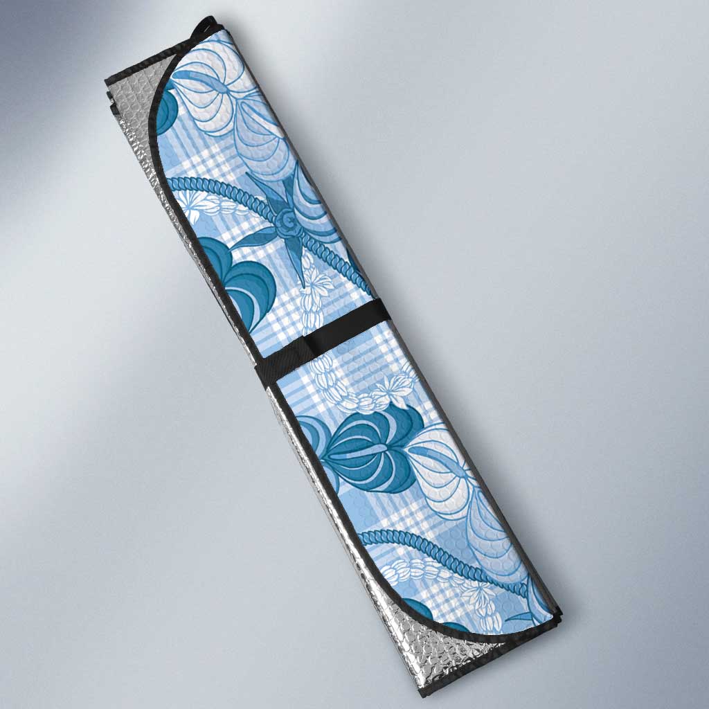 Anthurium Pikake Ti Leaf Palaka Auto Sun Shade Blue Version LT01 - Polynesian Pride
