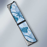 Anthurium Pikake Ti Leaf Palaka Auto Sun Shade Blue Version LT01 - Polynesian Pride