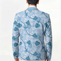 Anthurium Pikake Ti Leaf Palaka Blazer Blue Version LT01 - Polynesian Pride