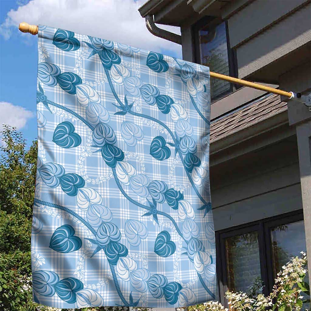 Anthurium Pikake Ti Leaf Palaka Garden Flag Blue Version LT01 - Polynesian Pride