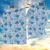 Anthurium Pikake Ti Leaf Palaka Garden Flag Blue Version LT01 - Polynesian Pride