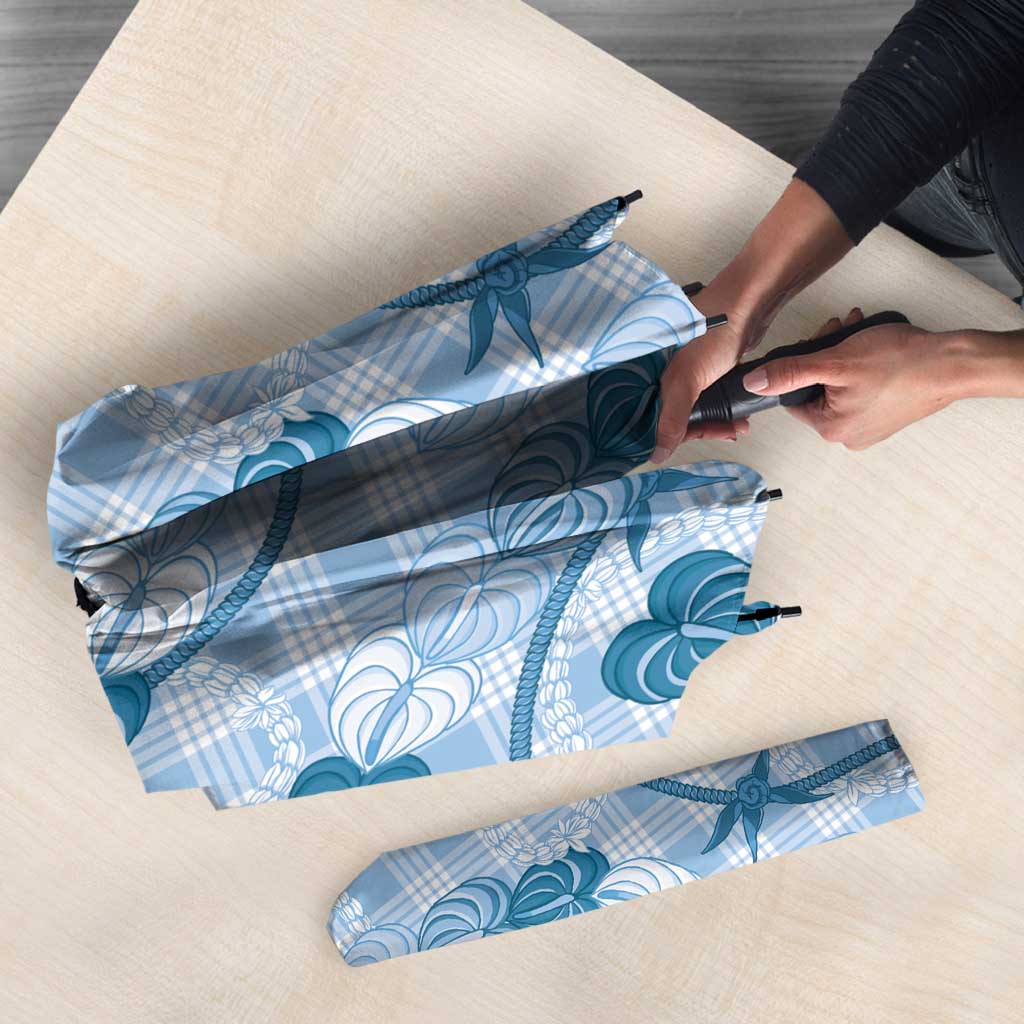 Anthurium Pikake Ti Leaf Palaka Umbrella Blue Version LT01 - Polynesian Pride