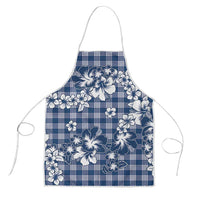 Hibiscus Pakala Cobalt Blue Royal Apron Tropical Floral Stylized LT01 Blue - Polynesian Pride
