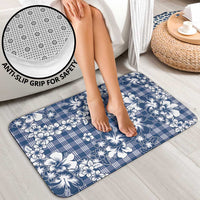 Hibiscus Pakala Cobalt Blue Royal Bathroom Set Tropical Floral Stylized LT01 - Polynesian Pride
