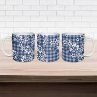 Hibiscus Pakala Cobalt Blue Royal Ceramic Mug Tropical Floral Stylized LT01 - Polynesian Pride