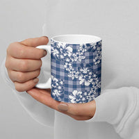 Hibiscus Pakala Cobalt Blue Royal Ceramic Mug Tropical Floral Stylized LT01 - Polynesian Pride