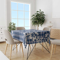 Hibiscus Pakala Cobalt Blue Royal Tablecloth Tropical Floral Stylized LT01 - Polynesian Pride