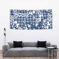 Hibiscus Pakala Cobalt Blue Royal Tapestry Tropical Floral Stylized LT01 - Polynesian Pride