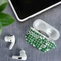 Hibiscus Pakala Emerald Green AirPods Case Tropical Floral Stylized LT01 - Polynesian Pride