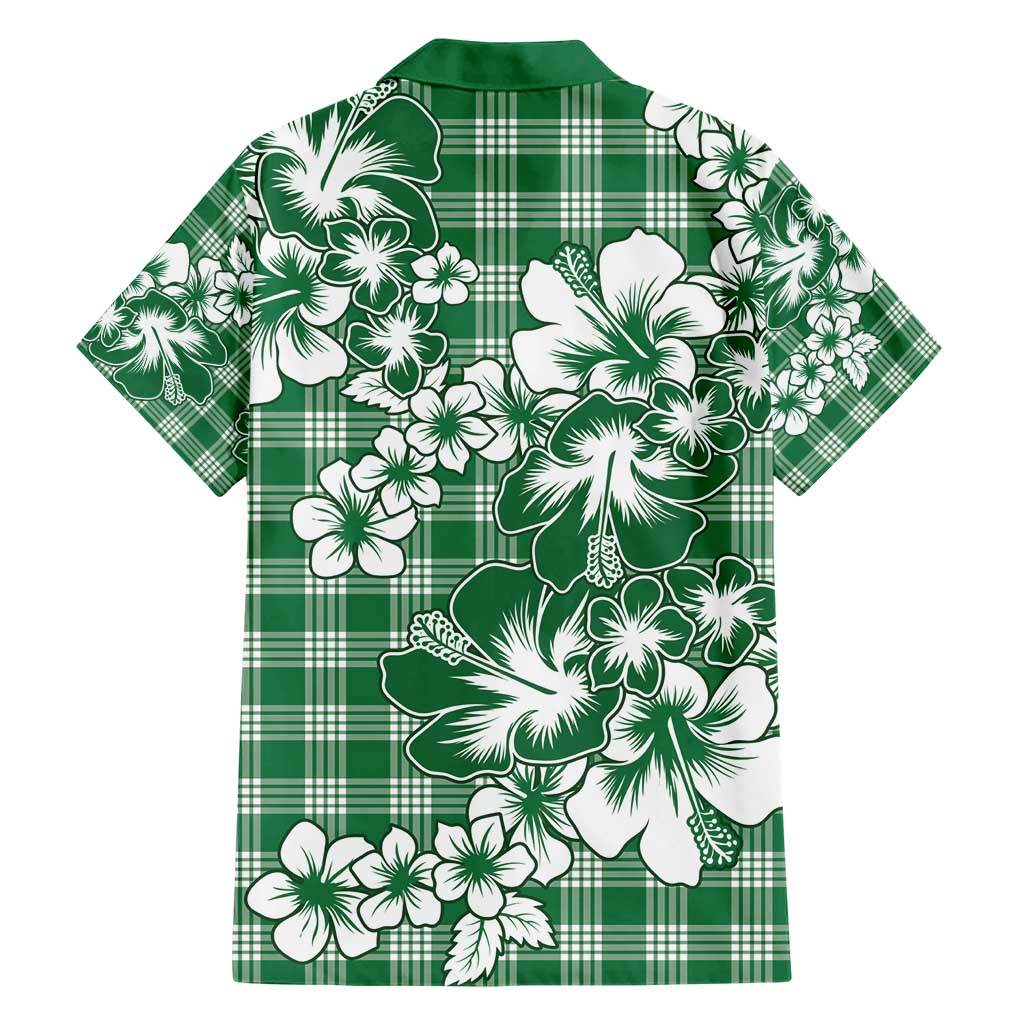 Hibiscus Pakala Emerald Green Hawaiian Shirt Tropical Floral Stylized LT01 - Polynesian Pride