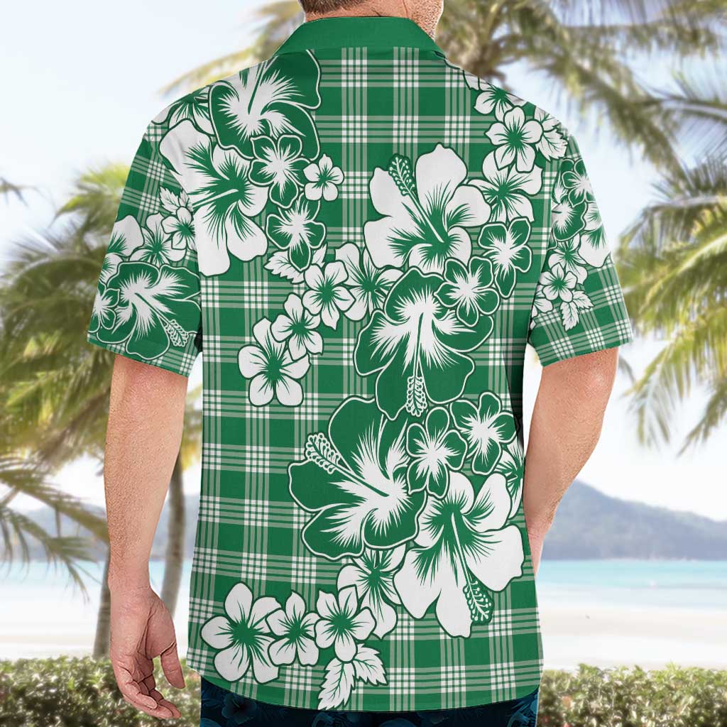 Hibiscus Pakala Emerald Green Hawaiian Shirt Tropical Floral Stylized LT01 - Polynesian Pride