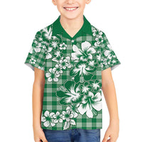 Hibiscus Pakala Emerald Green Hawaiian Shirt Tropical Floral Stylized LT01 - Polynesian Pride