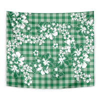 Hibiscus Pakala Emerald Green Tapestry Tropical Floral Stylized LT01 - Polynesian Pride