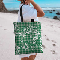 Hibiscus Pakala Emerald Green Tote Bag Tropical Floral Stylized LT01 - Polynesian Pride