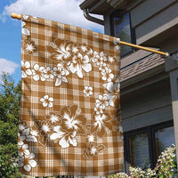 Hibiscus Pakala Bronze Brown Garden Flag Tropical Floral Stylized LT01 - Polynesian Pride
